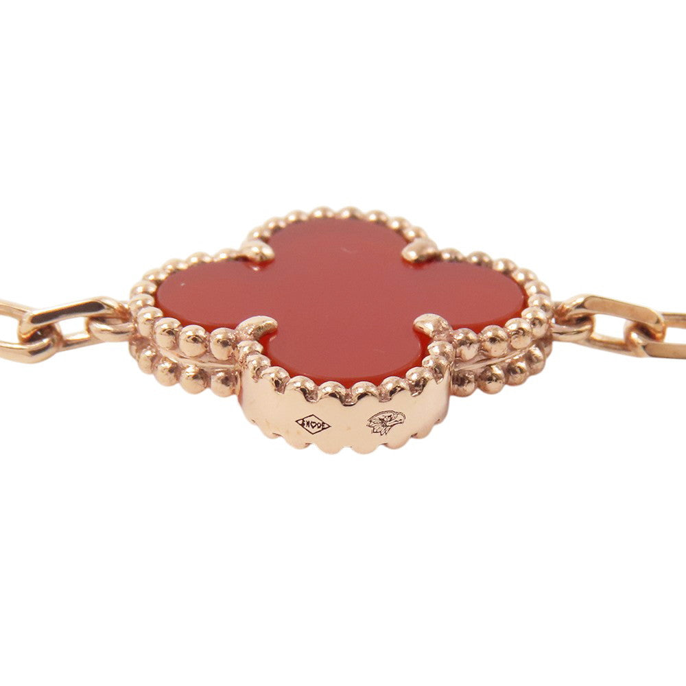 Van Cleef & Arpels Vintage Alhambra 5 Motif BraceletVCARP7RP00 18K Pink Gold