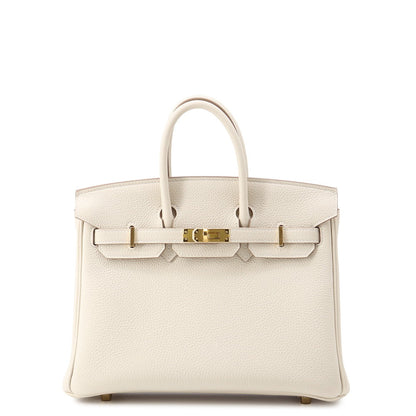HERMES Birkin Craie Togo Leather Size 25