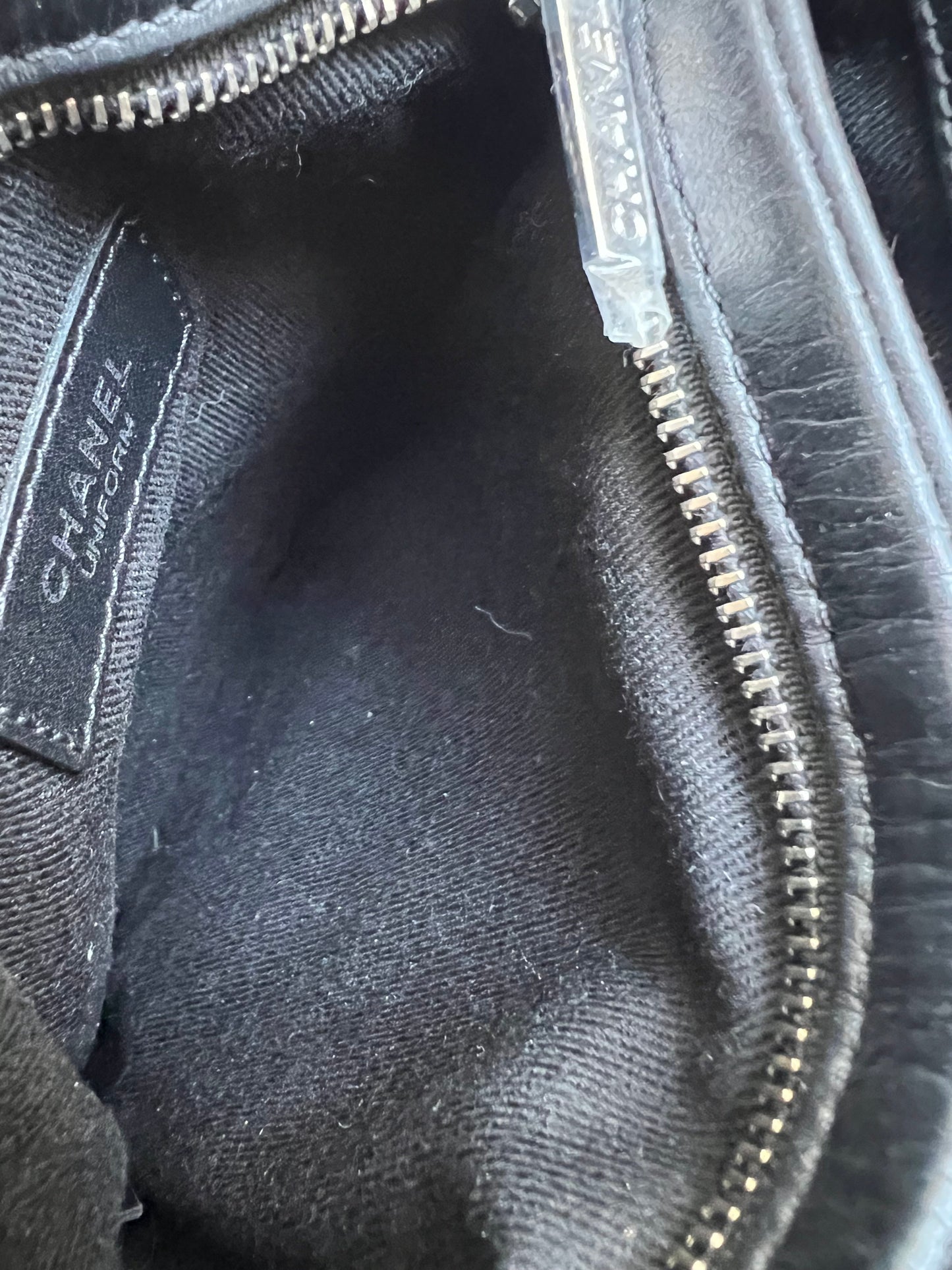 Chanel Black Quilted Messenger Bag