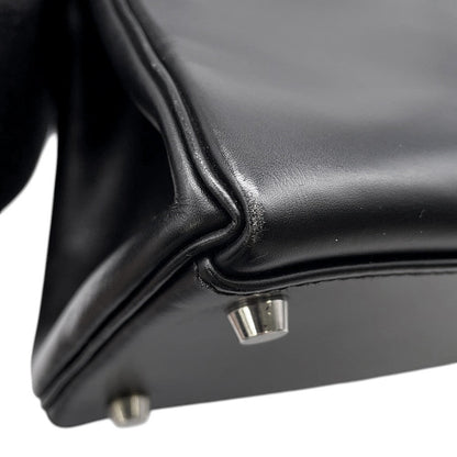 HERMES Kelly Retourne Black Chamonix Size 32