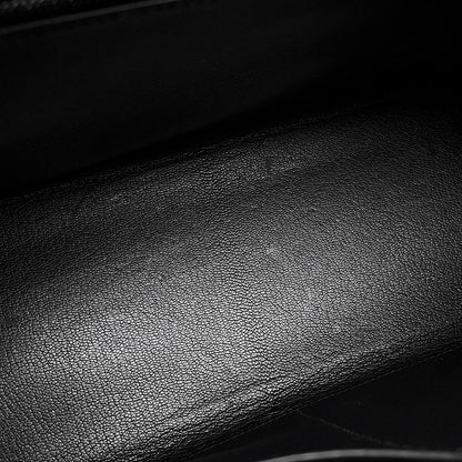 HERMES Kelly Retourne Black Chamonix Size 32