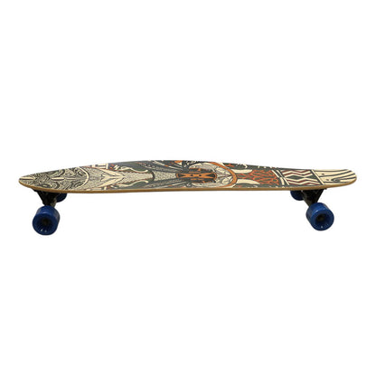 HERMES skateboard Beige/Multicolor Wood Size 39"