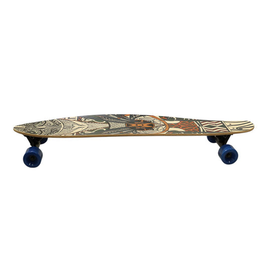 HERMES skateboard Beige/Multicolor Wood Size 39"