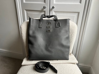Mulberry Brynmore Tote in Charcoal Grey heavy grain