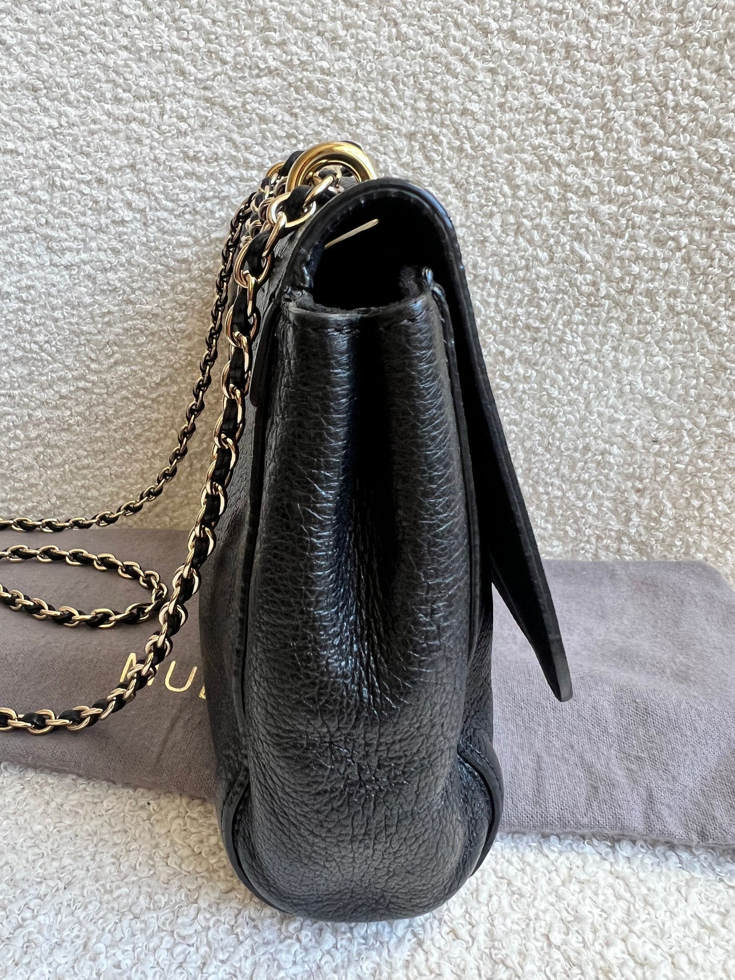 Mulberry Black Regular Lily with Gold Hardware (RRP £995)