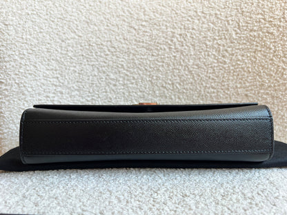 Yves Saint Laurent (YSL) Black Medium Kate with Silver Hardware (RRP £1730)