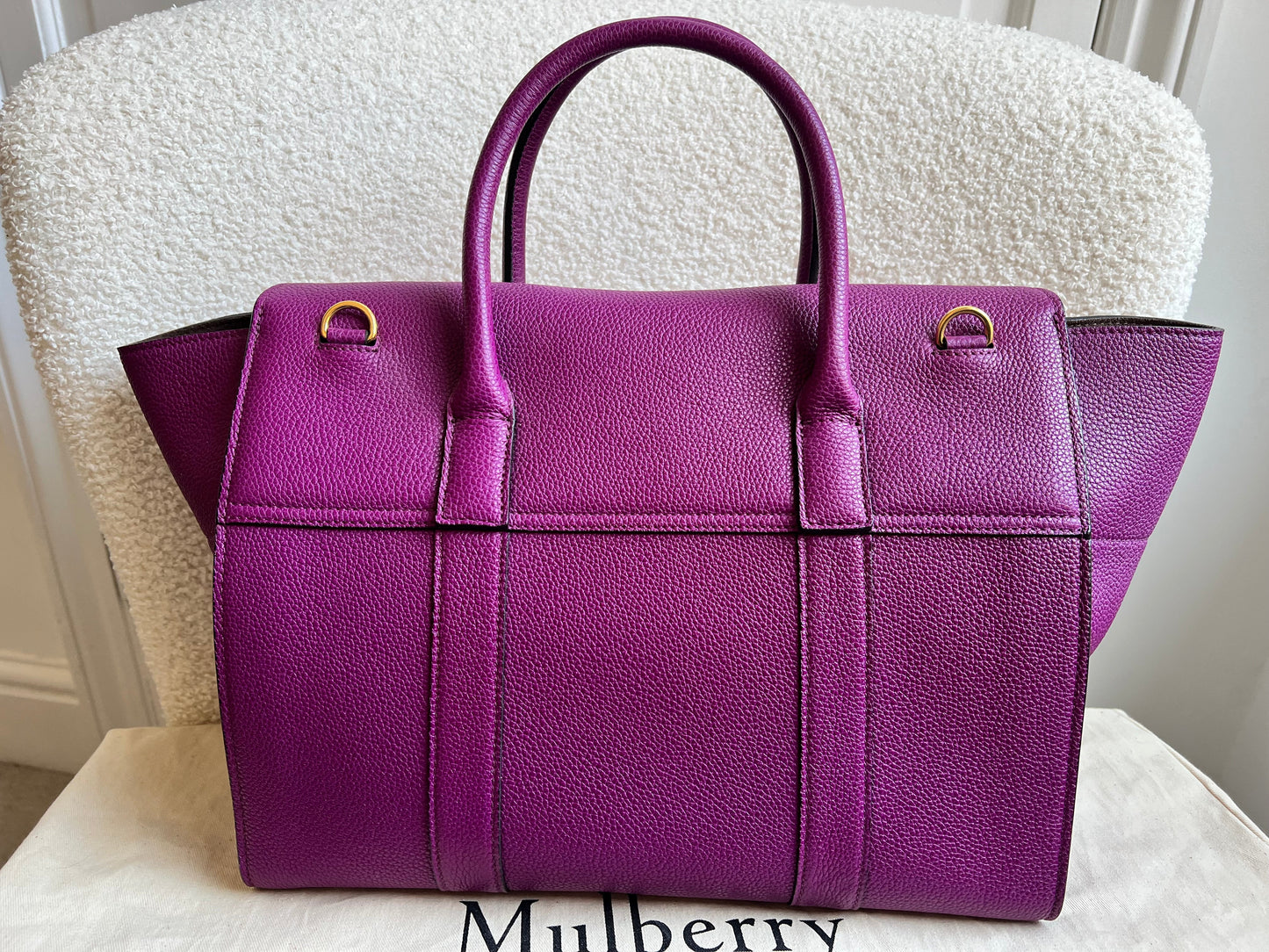 Mulberry Violet Bayswater with Strap (RRP £1,095)