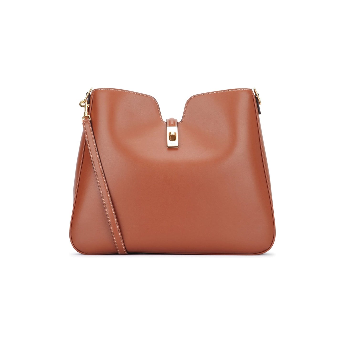 MEDIUM CAMILLE 16 SOFT BAG IN SMOOTH CALFSKIN - TAN