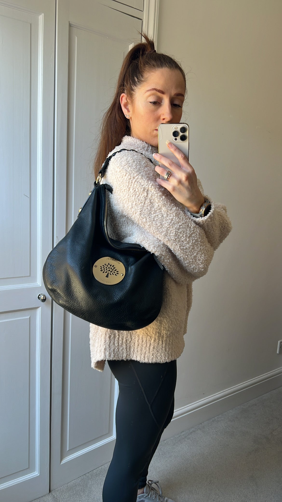 Mulberry Black Daria Hobo (RRP £795)