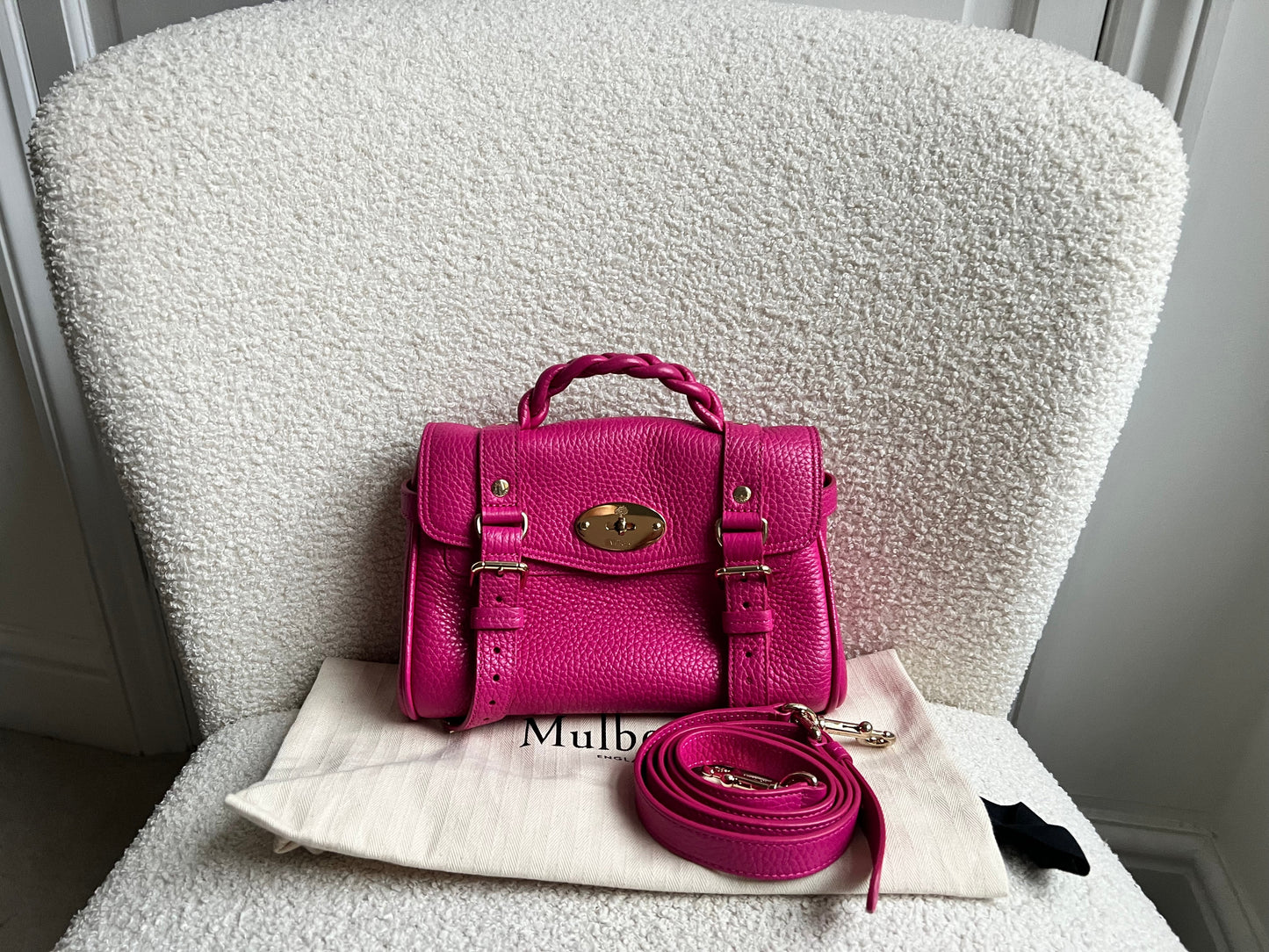 Mulberry Pink Mini Alexa (RRP £995)