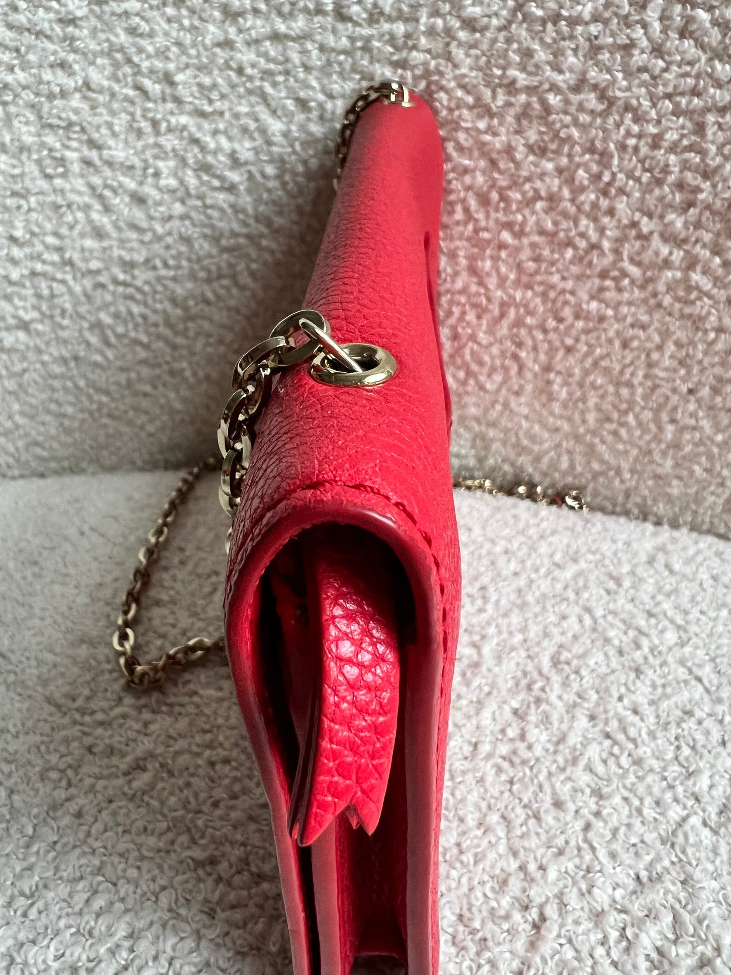 Mulberry Hibiscus Red Bayswater Clutch (RRP £495)