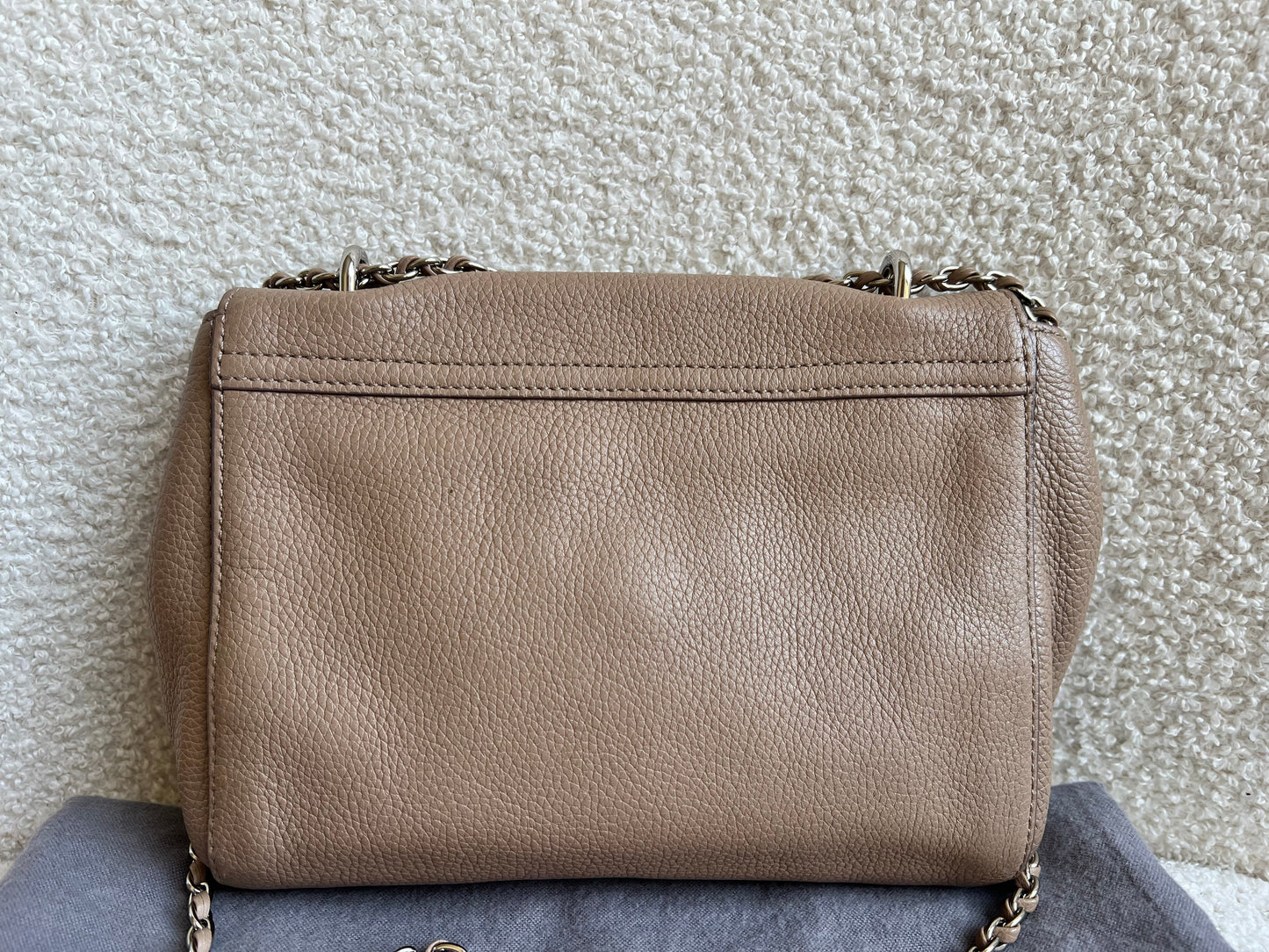 Mulberry Mushroom Grey Regular Lily with Silver Hardware (RRP £995)