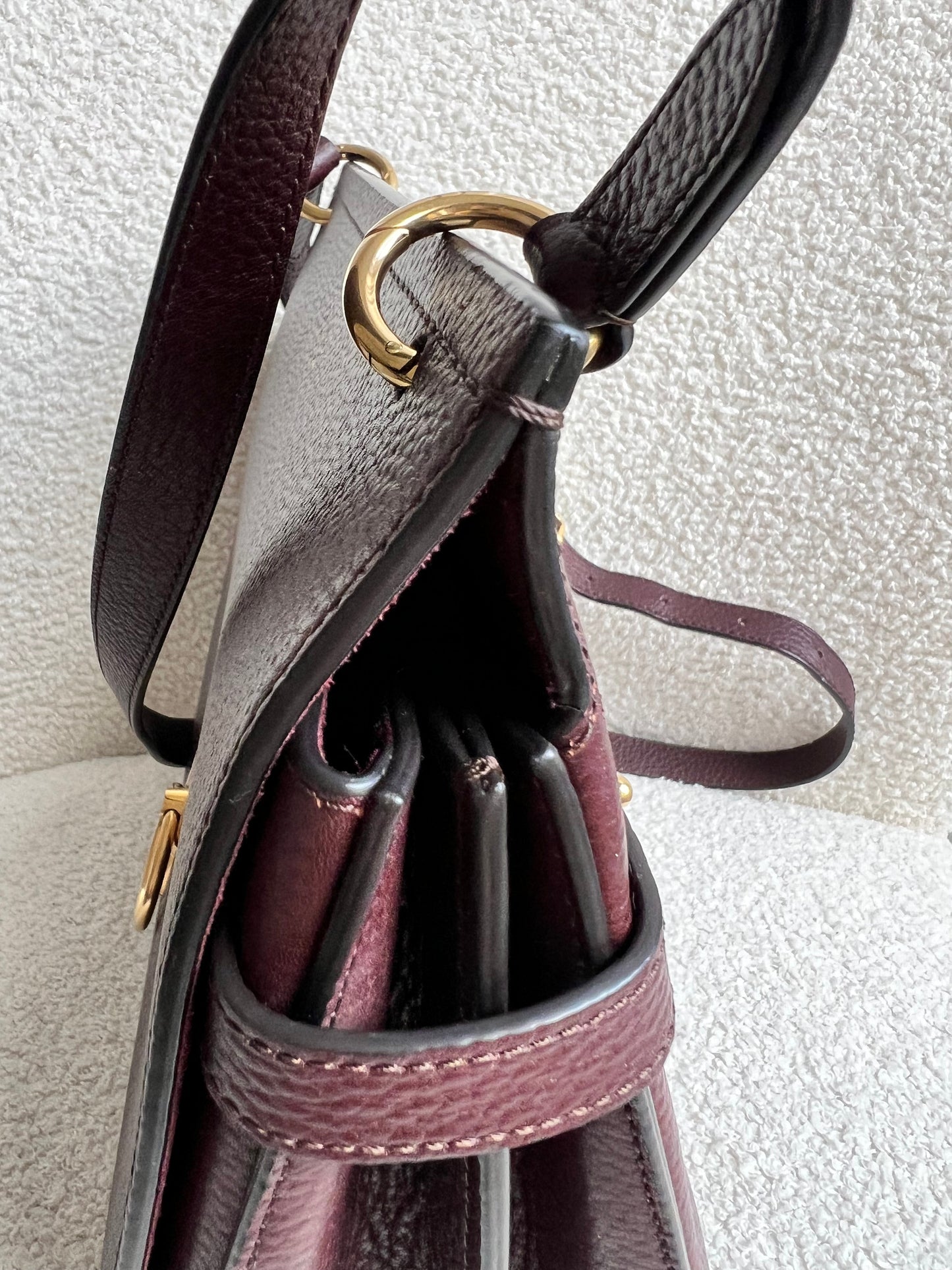 Mulberry Oxblood Amberley Satchel (RRP £1,195)