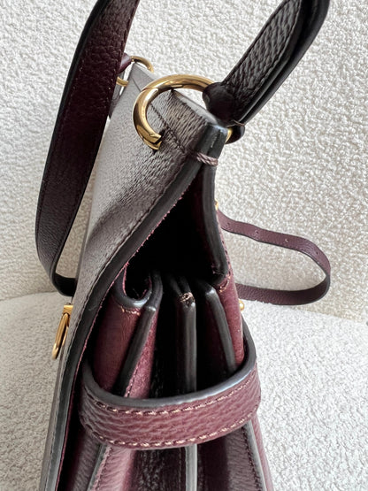 Mulberry Oxblood Amberley Satchel (RRP £1,195)