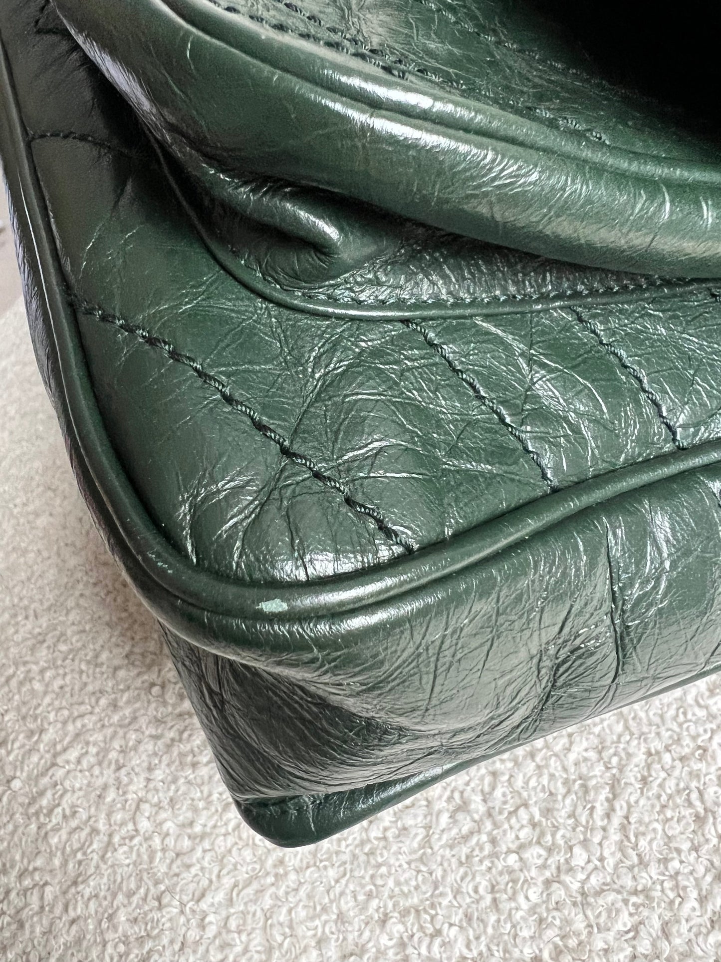 Yves Saint Laurent (YSL) Green Medium Niki Chain Bag (RRP £2430)