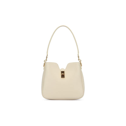 SMALL CAMILLE 16 SOFT BAG IN SMOOTH CALFSKIN - CREAM