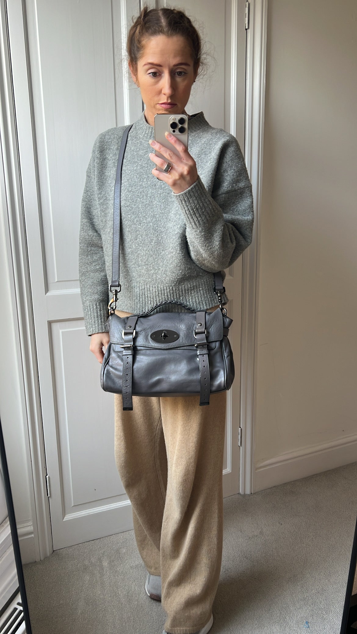 Mulberry Foggy Grey Regular Alexa (RRP £1100)