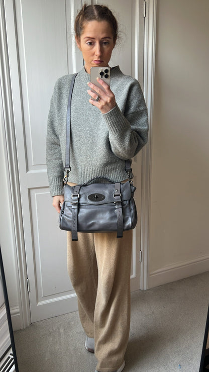 Mulberry Foggy Grey Regular Alexa (RRP £1100)