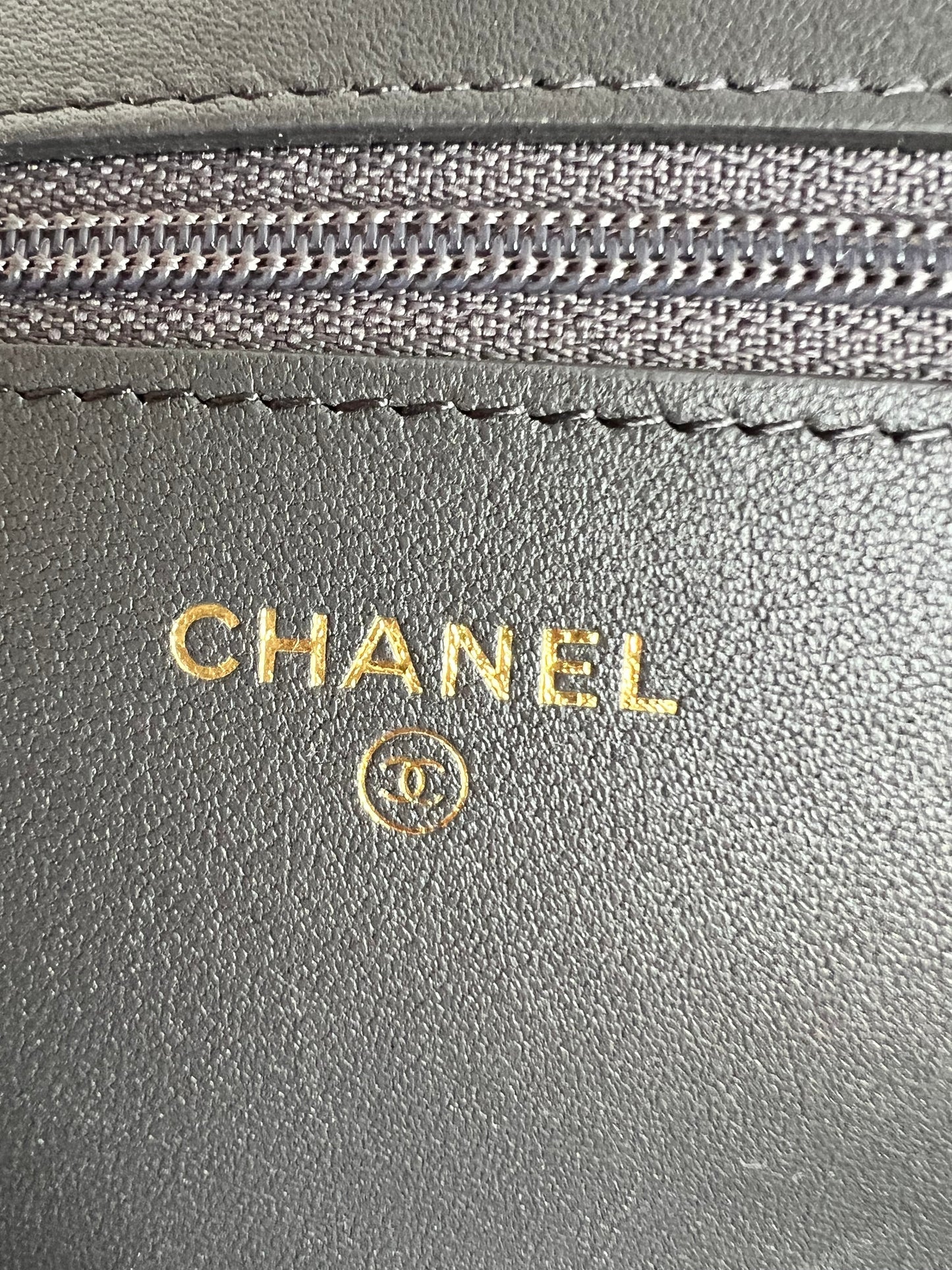Chanel Grey 19 Wallet on Chain