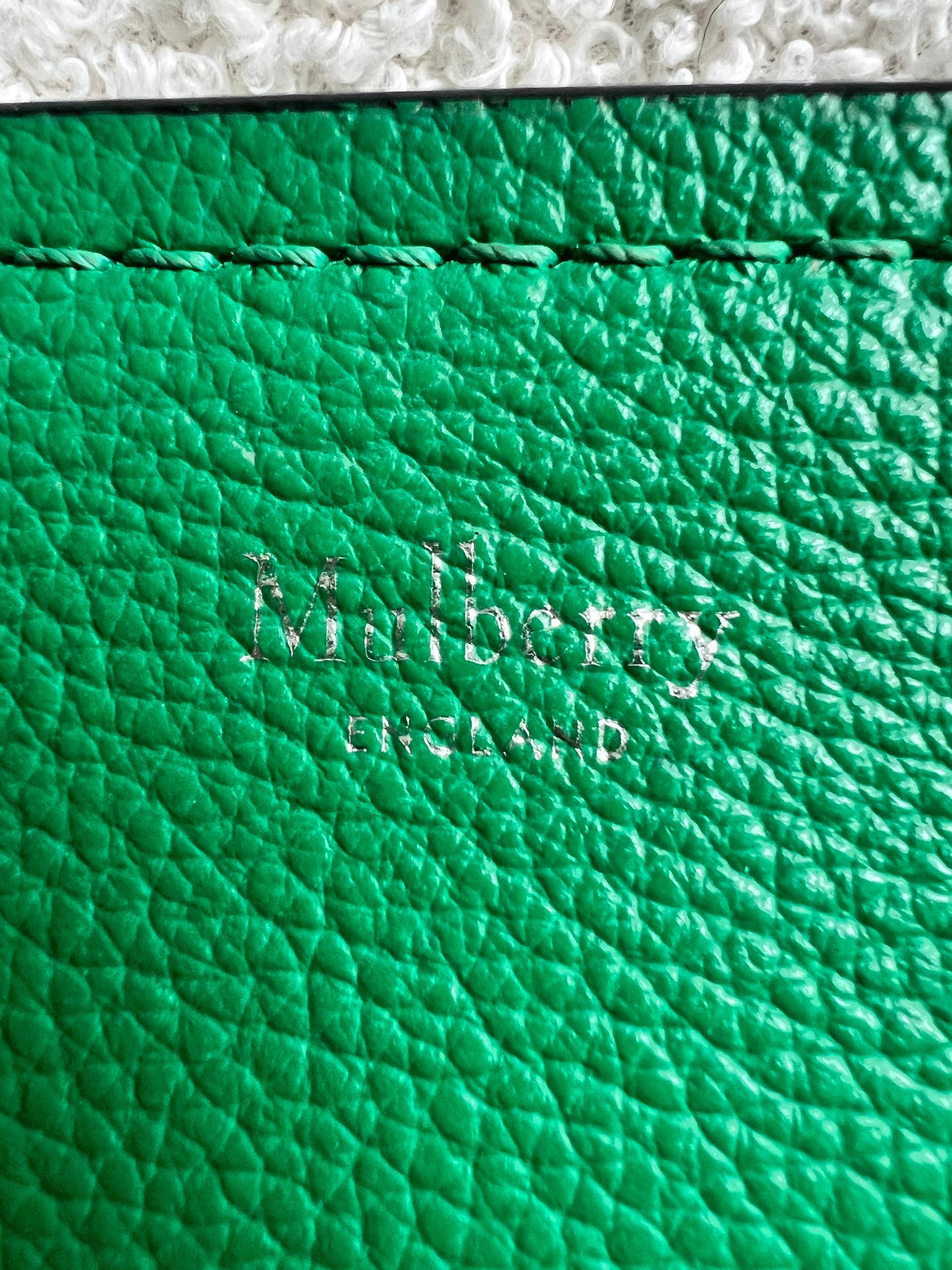 Mulberry Lawn Green Amberley Satchel (RRP £795)