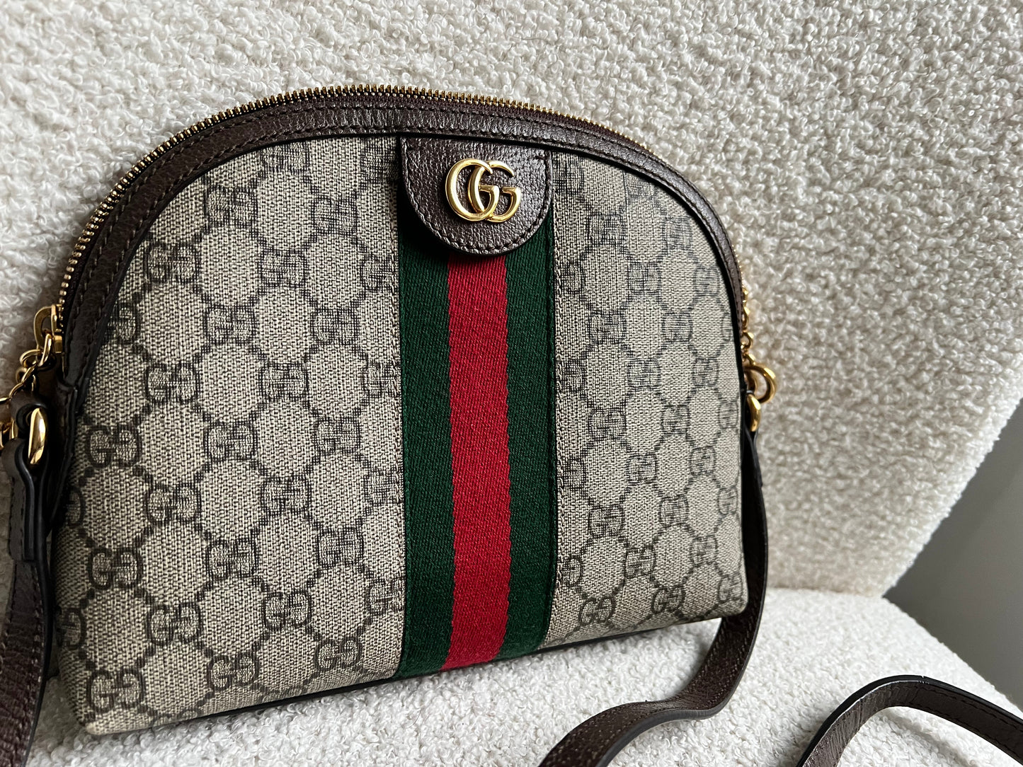 Gucci Ophidia GG Supreme Rounded Top Shoulder Bag (RRP £1,380)