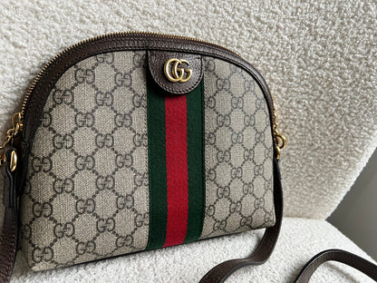 Gucci Ophidia GG Supreme Rounded Top Shoulder Bag (RRP £1,380)