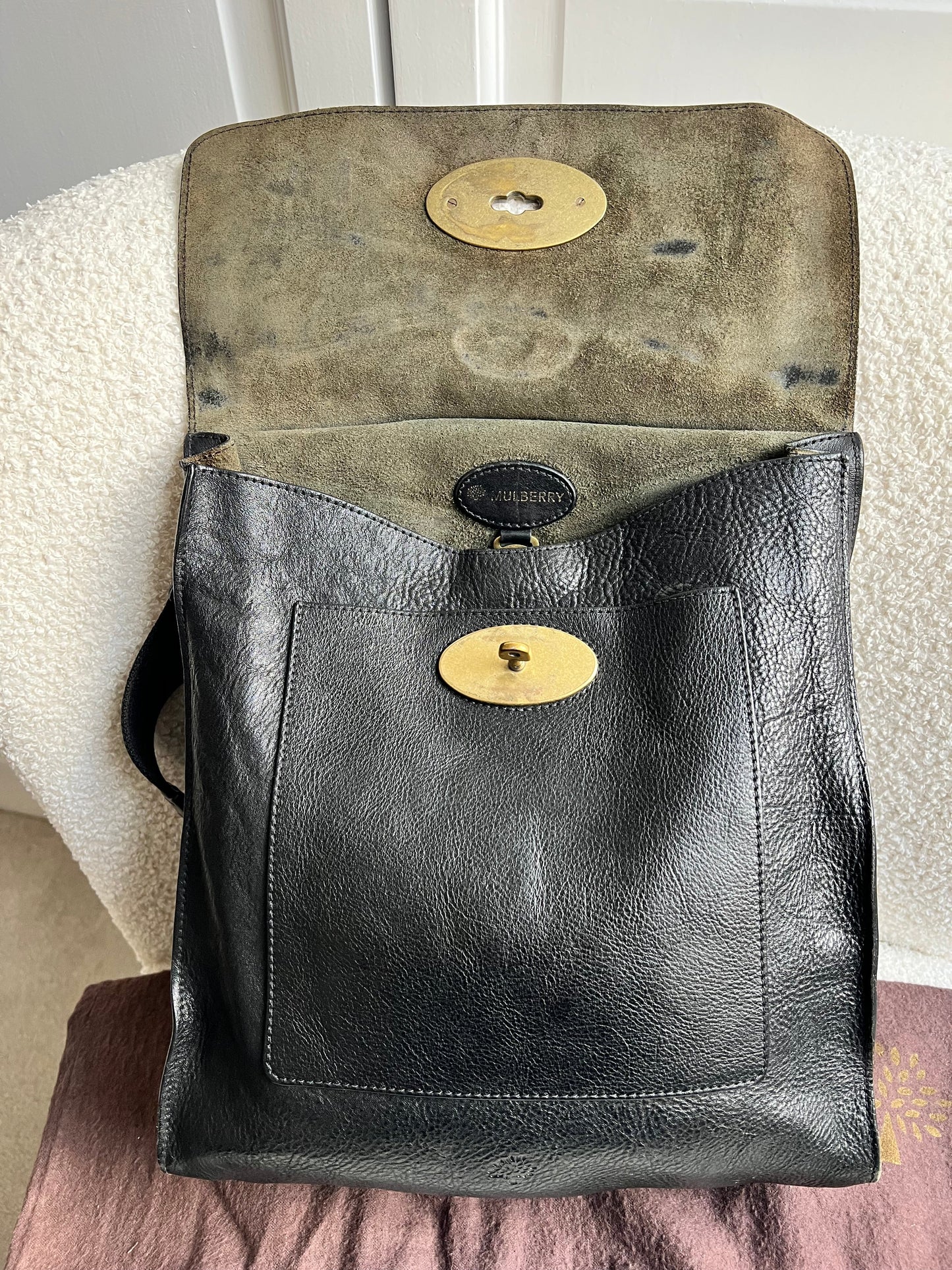 Mulberry Large Black Antony (RRP £695)