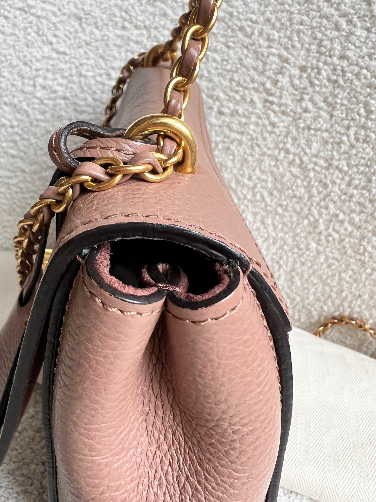 Mulberry Dark Blush Regular Lily with Gold Hardware (RRP £995)