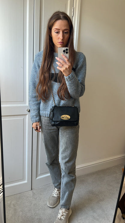 Mulberry Black Regular Lily with Gold Hardware (RRP £995)
