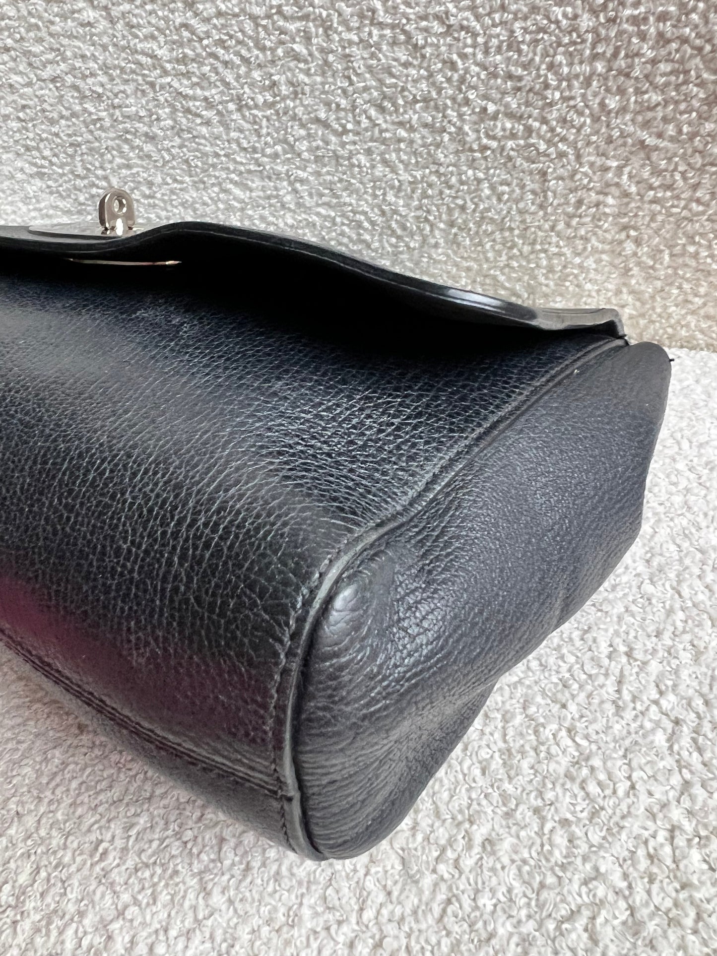 Mulberry Black Medium Lily with Silver Hardware (RRP £1095)