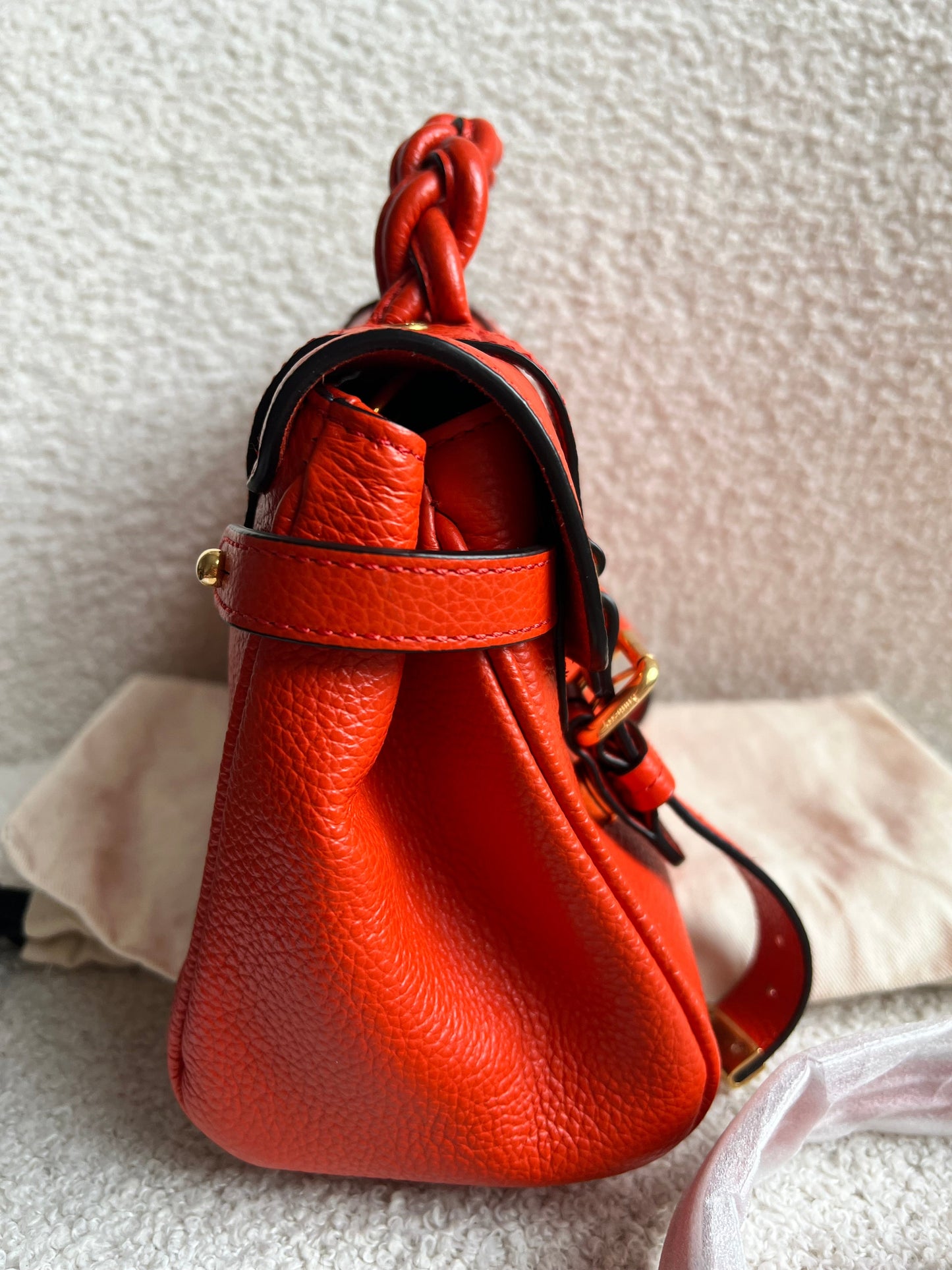 Mulberry Orange Mini Alexa (RRP £995)