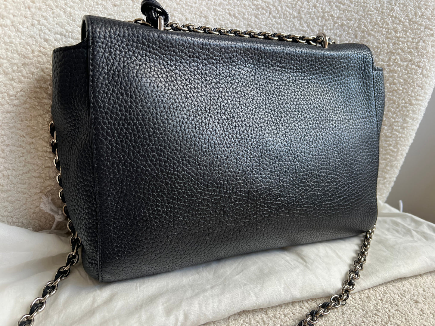 Mulberry Black Medium Lily with Silver Hardware (RRP £1095)