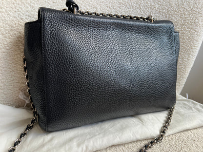 Mulberry Black Medium Lily with Silver Hardware (RRP £1095)