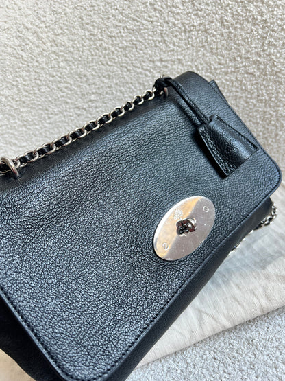 Mulberry Black Medium Lily with Silver Hardware (RRP £1095)