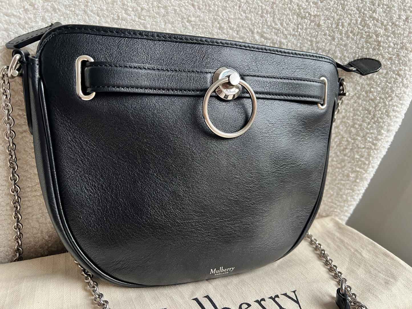 Mulberry Black Brockwell Satchel (RRP £895)