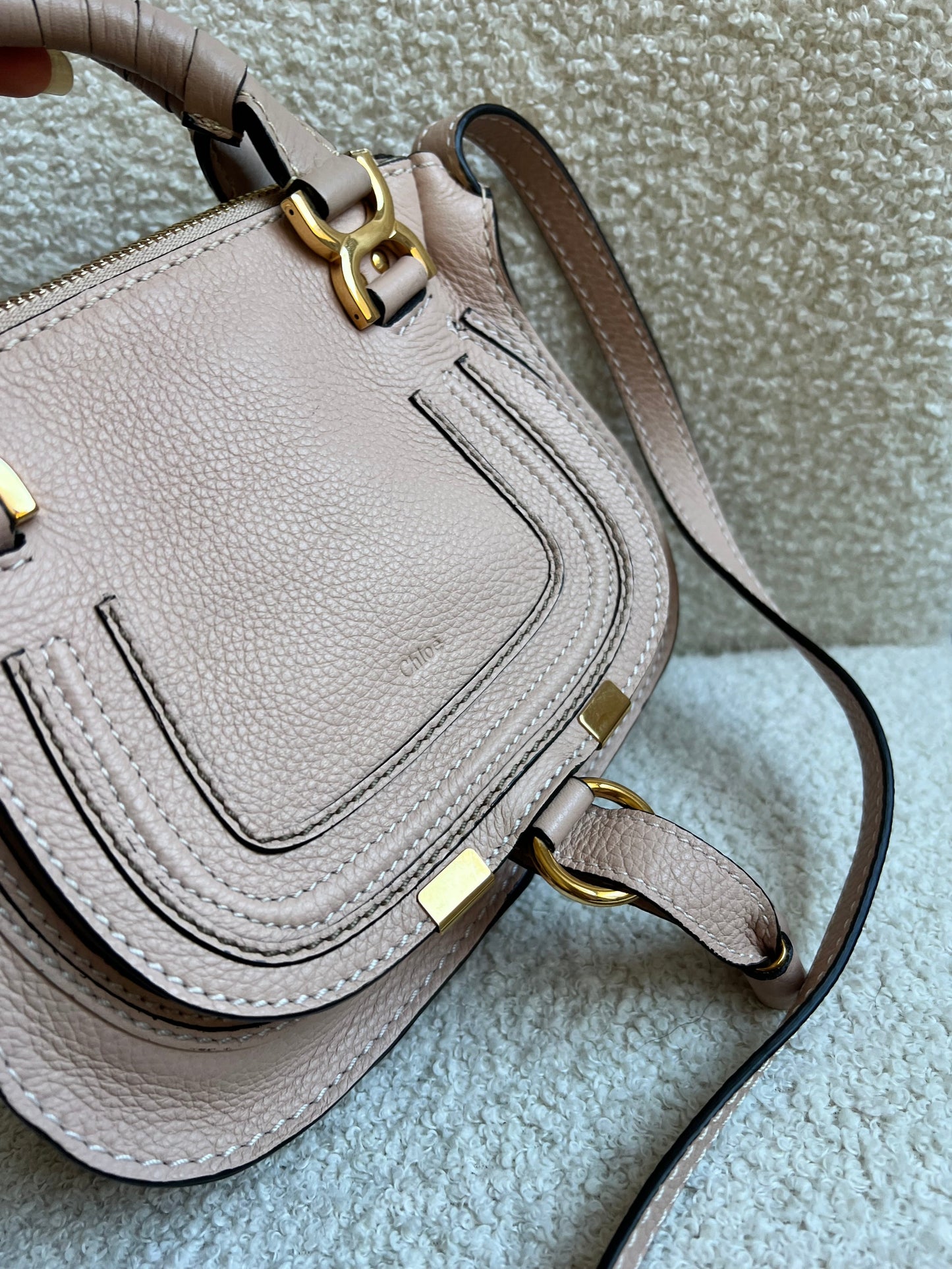 Chloe Softy Pink Mini Marcie Handbag (RRP £1050)