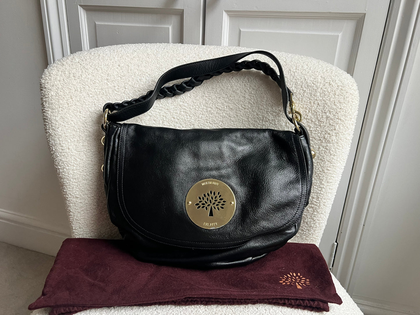 Mulberry Black Daria Satchel (RRP £795)
