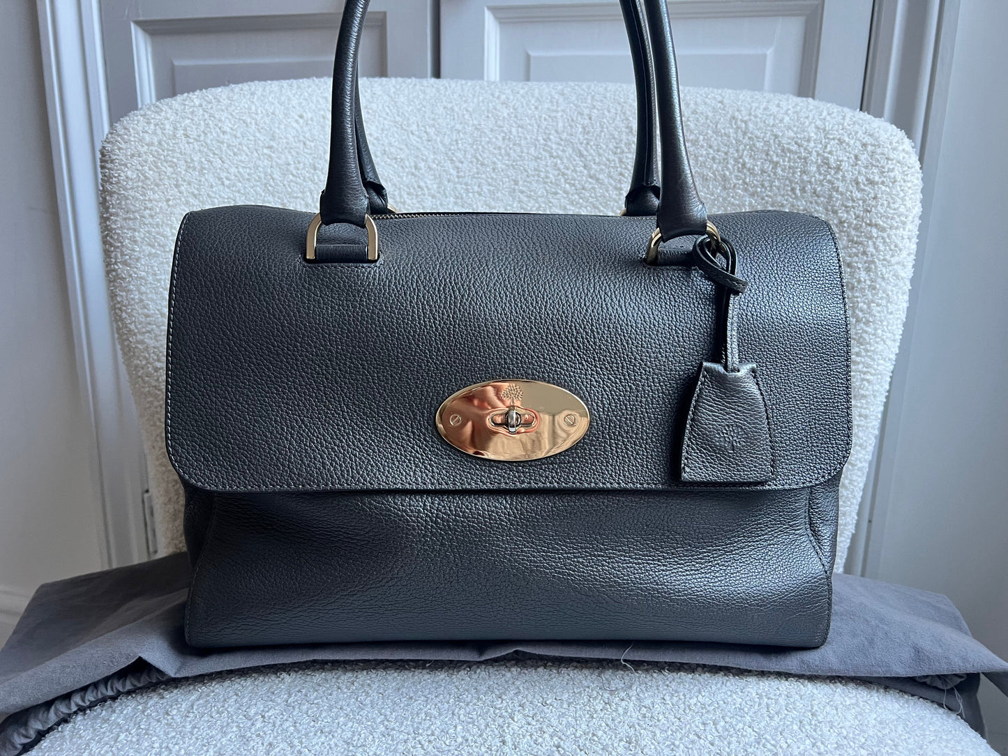 Mulberry Grey Medium Del Rey (RRP £1100)