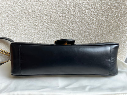 Gucci GG Black Marmont Small Shoulder Bag (RRP £2070)