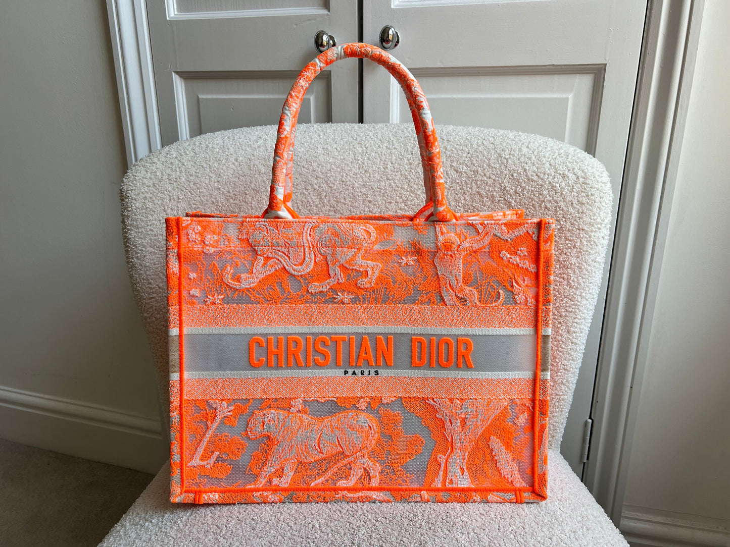 Christian Dior Toule de Jouey Medium Book Tote