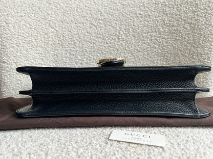 Gucci Interlocking GG Black Medium Shoulder Bag