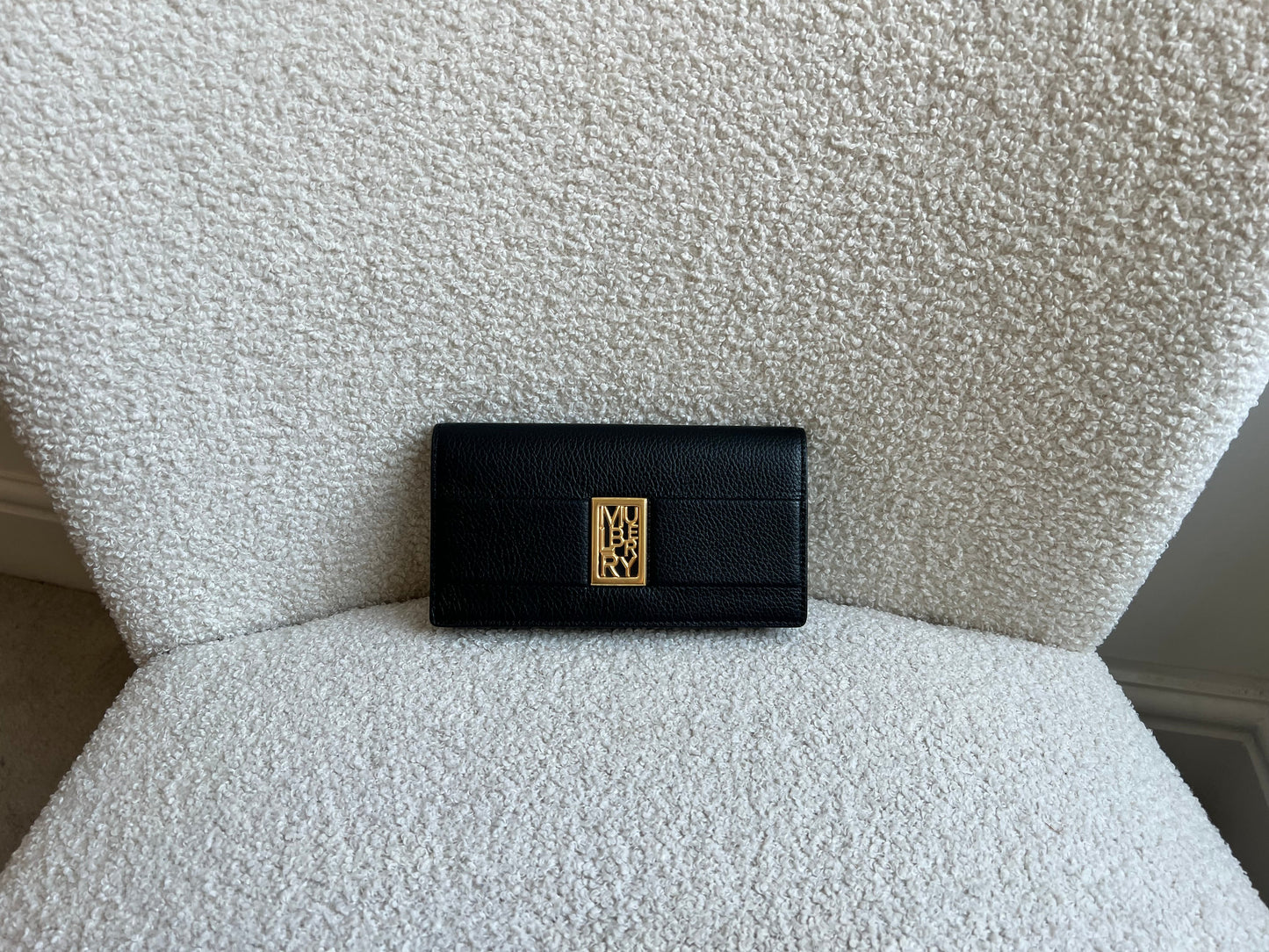 Mulberry Black Sadie Continental Wallet