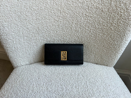 Mulberry Black Sadie Continental Wallet