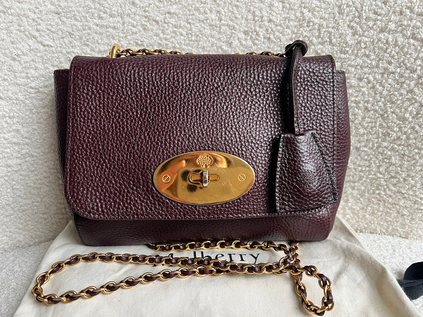 Mulberry Oxblood Regular Lily with Gold Hardware (RRP £895)
