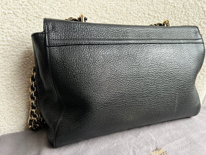 Mulberry Black Medium Lily with Gold Hardware (RRP £1195)