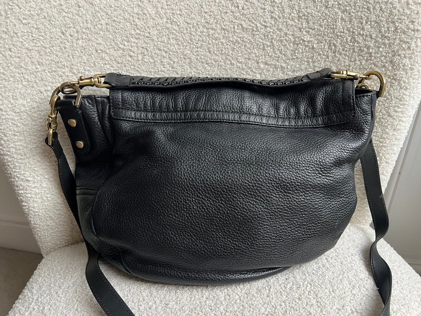 Mulberry Black Large Effie Satchel