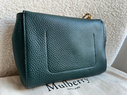 Mulberry Regular Lily in Mulberry Green Heavy Grain (RRP £1095)