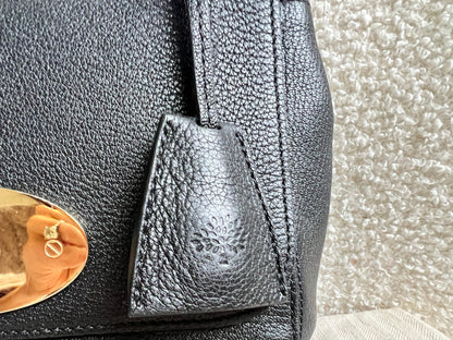 Mulberry Black Regular Lily with Gold Hardware (RRP £995)