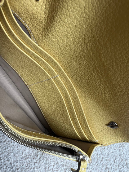 Mulberry Camomile Yellow Bayswater Clutch (RRP £495)