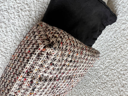 Yves Saint Laurent (YSL) Puffer Clutch Pouch in Tweed (RRP £710)
